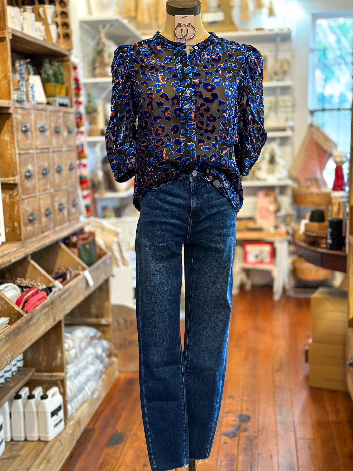 dear john rowan top blue