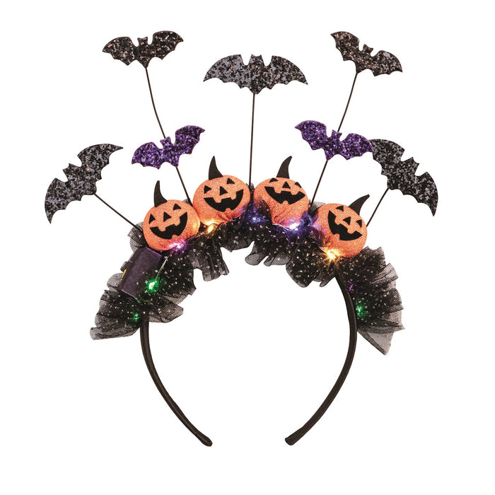 Light Up Pumpkins Headband