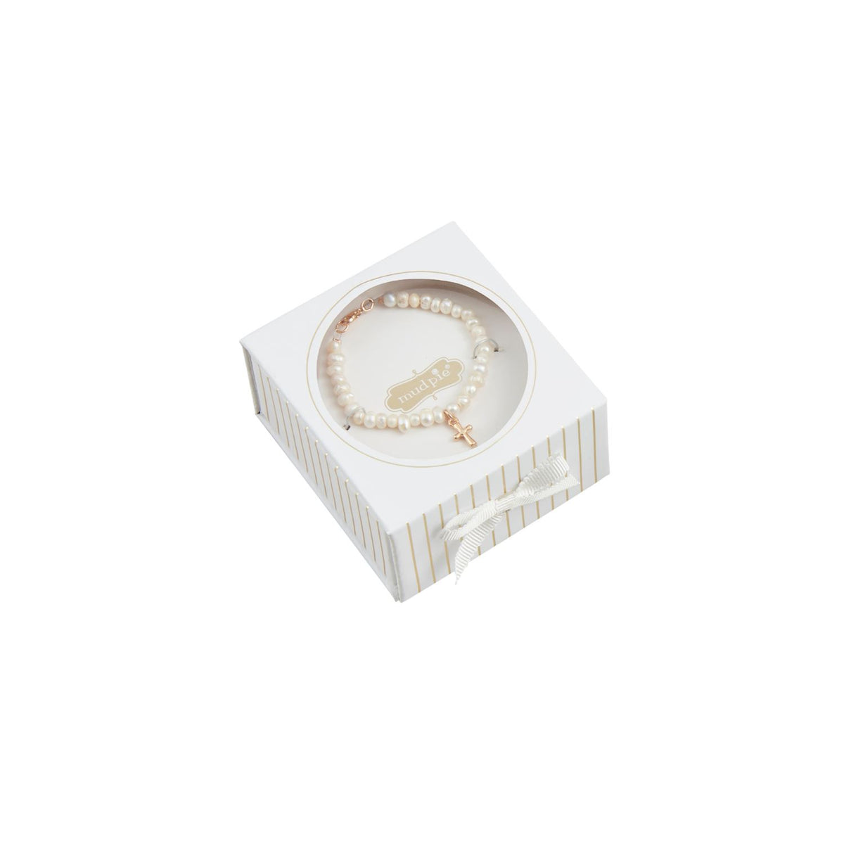 pearl cross bracelet for little girls
mud pie 
gifts 