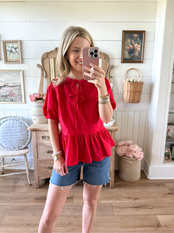 Jules Top - Red