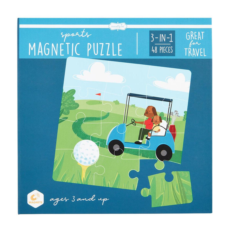 mud pie magnetic puzzle set sports