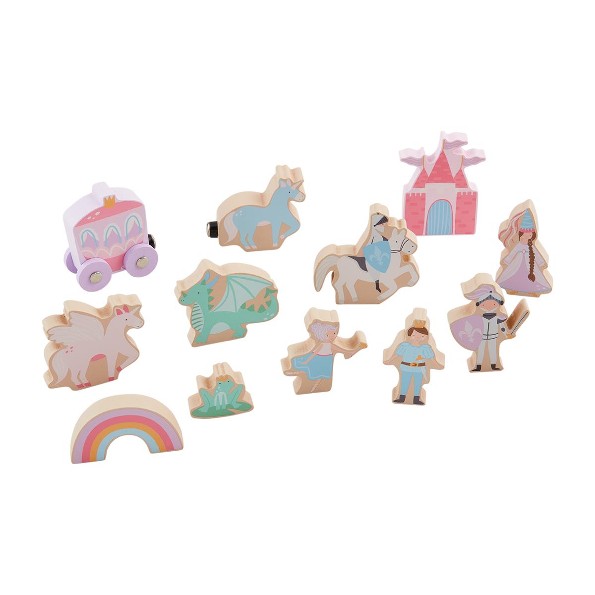 mud pie wood princess toy set 12 pieces 