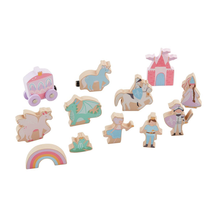 mud pie wood princess toy set 12 pieces 