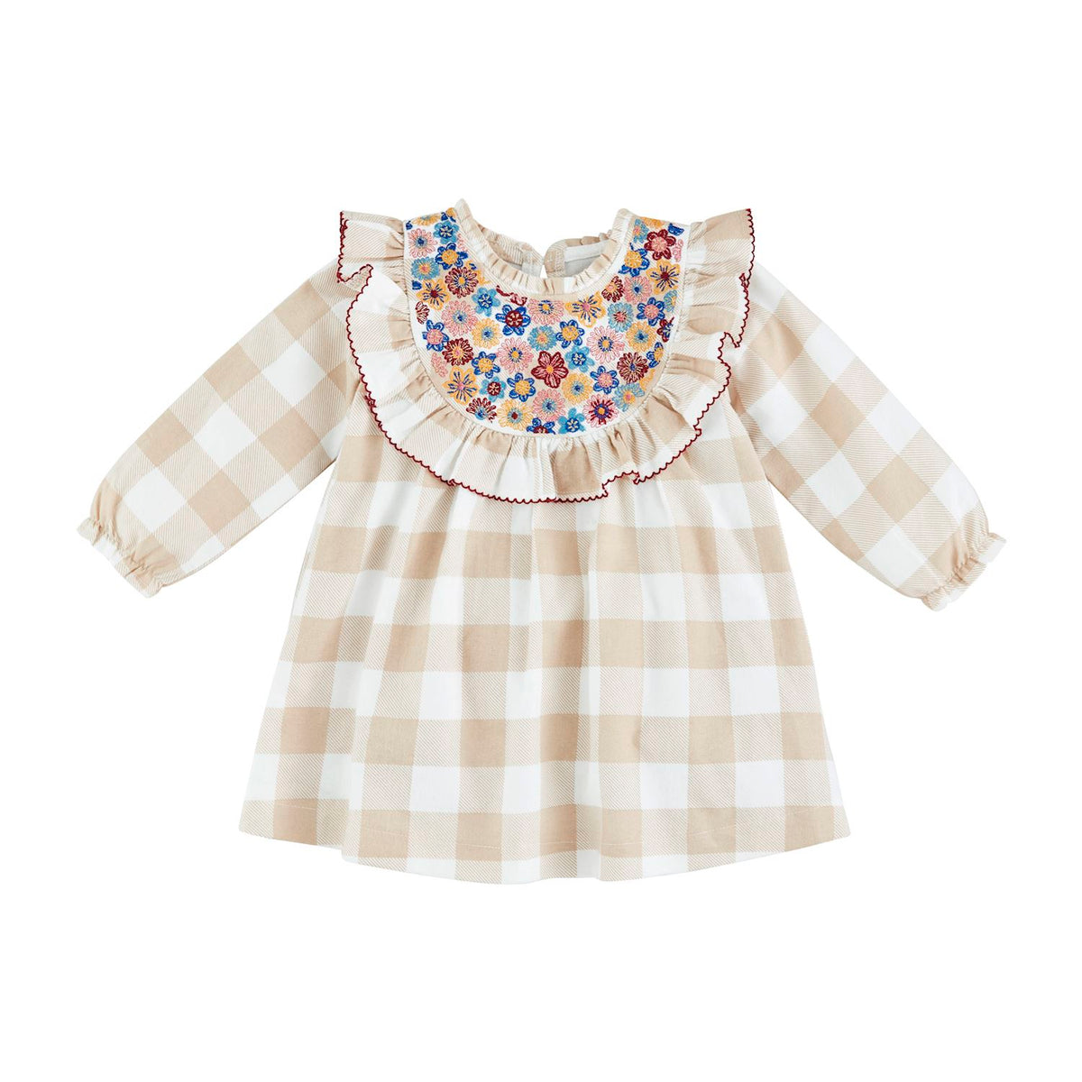 mud pie check dress kids 

