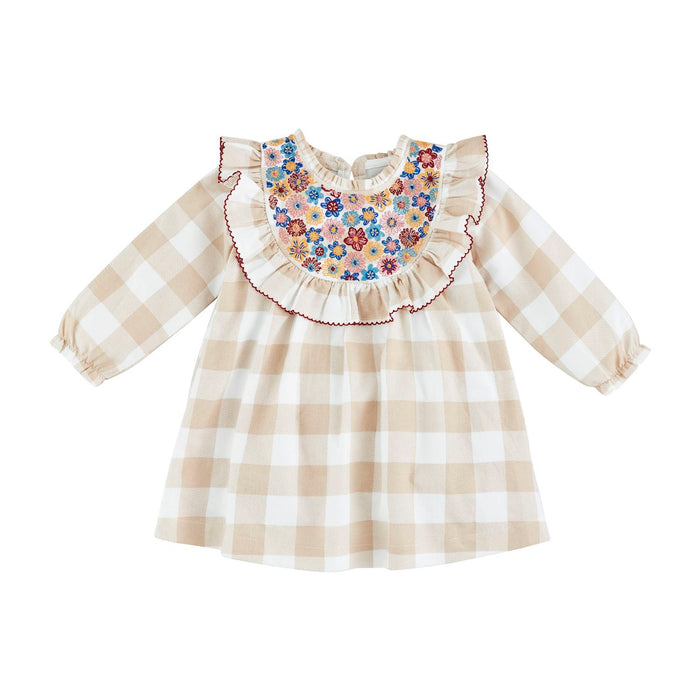 mud pie check dress kids 
