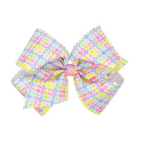 wee ones plaid king size easter bow