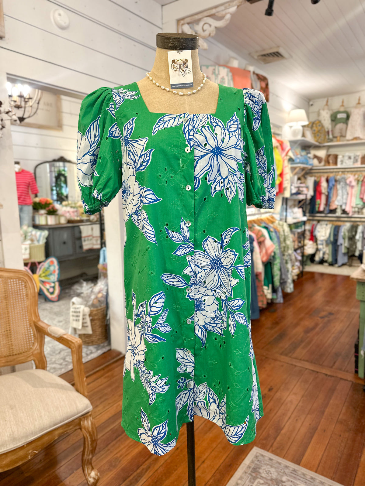 Gretchen Dress - Green