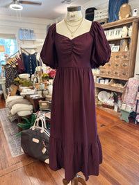 Alice Dress - Burgundy