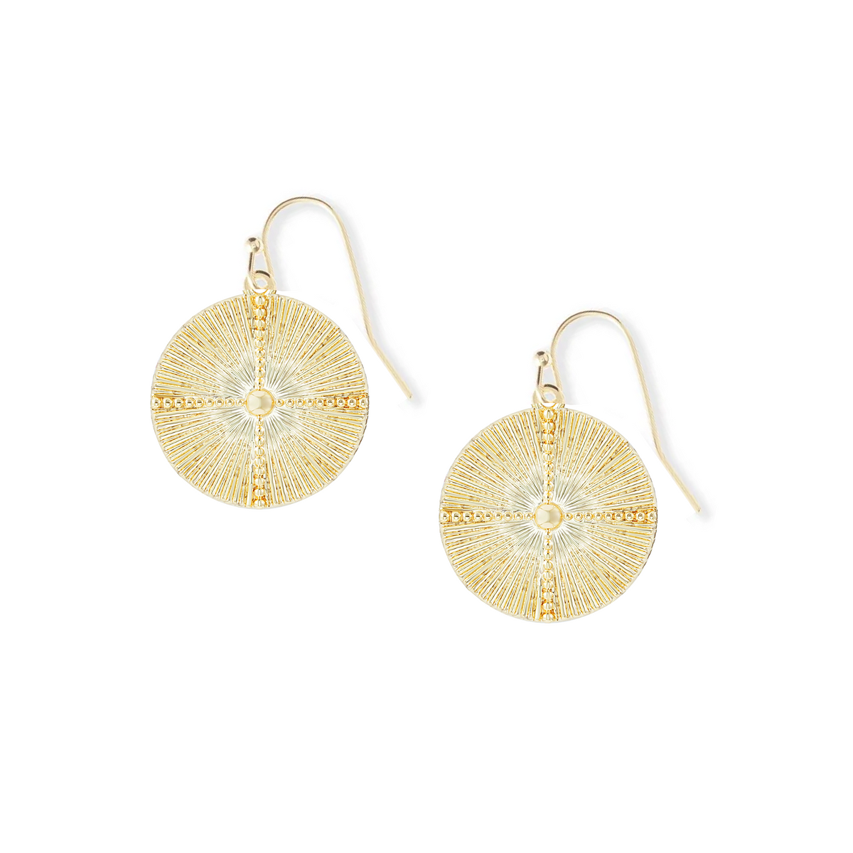 natalie wood designs walking on sunshine gold earring 