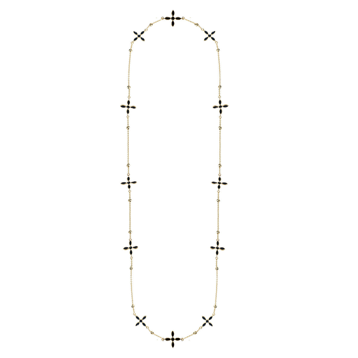 natalie wood designs cross station necklace