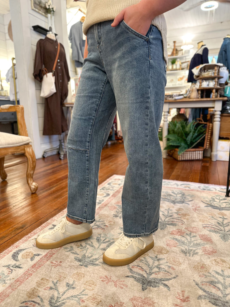 dear john lasso barrel jean 