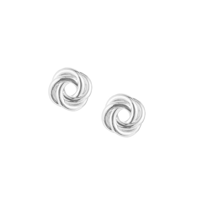 silver knot earring natalie wood designs