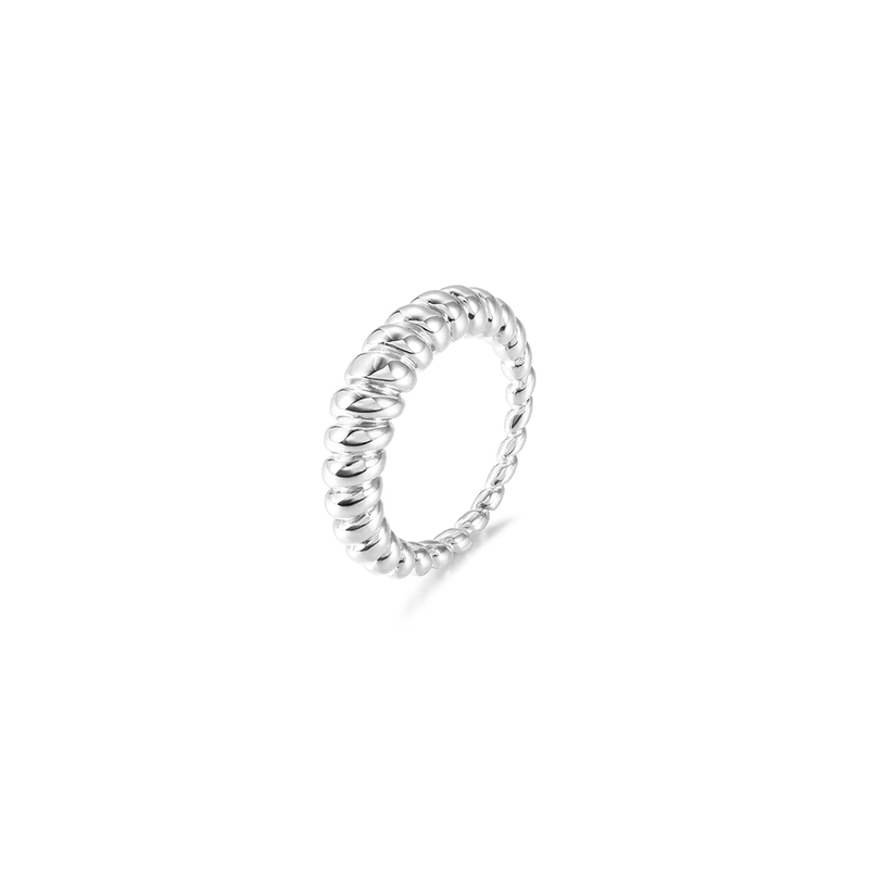 natalie wood designs silver shes spicy stacking rope ring