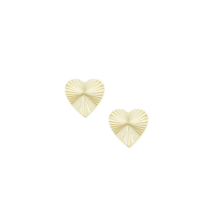 Natalie wood heart earring 