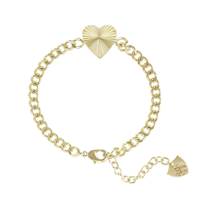heart gold chain bracelet natalie wood