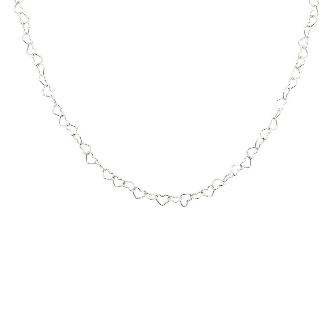 natalie wood silver heart necklace