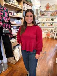 another love red darla top