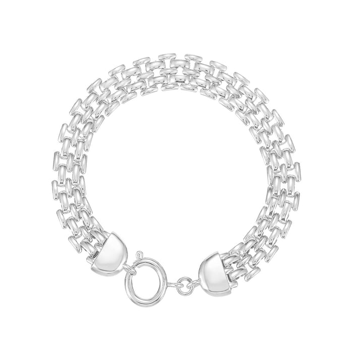 allure layering bracelet in silver 