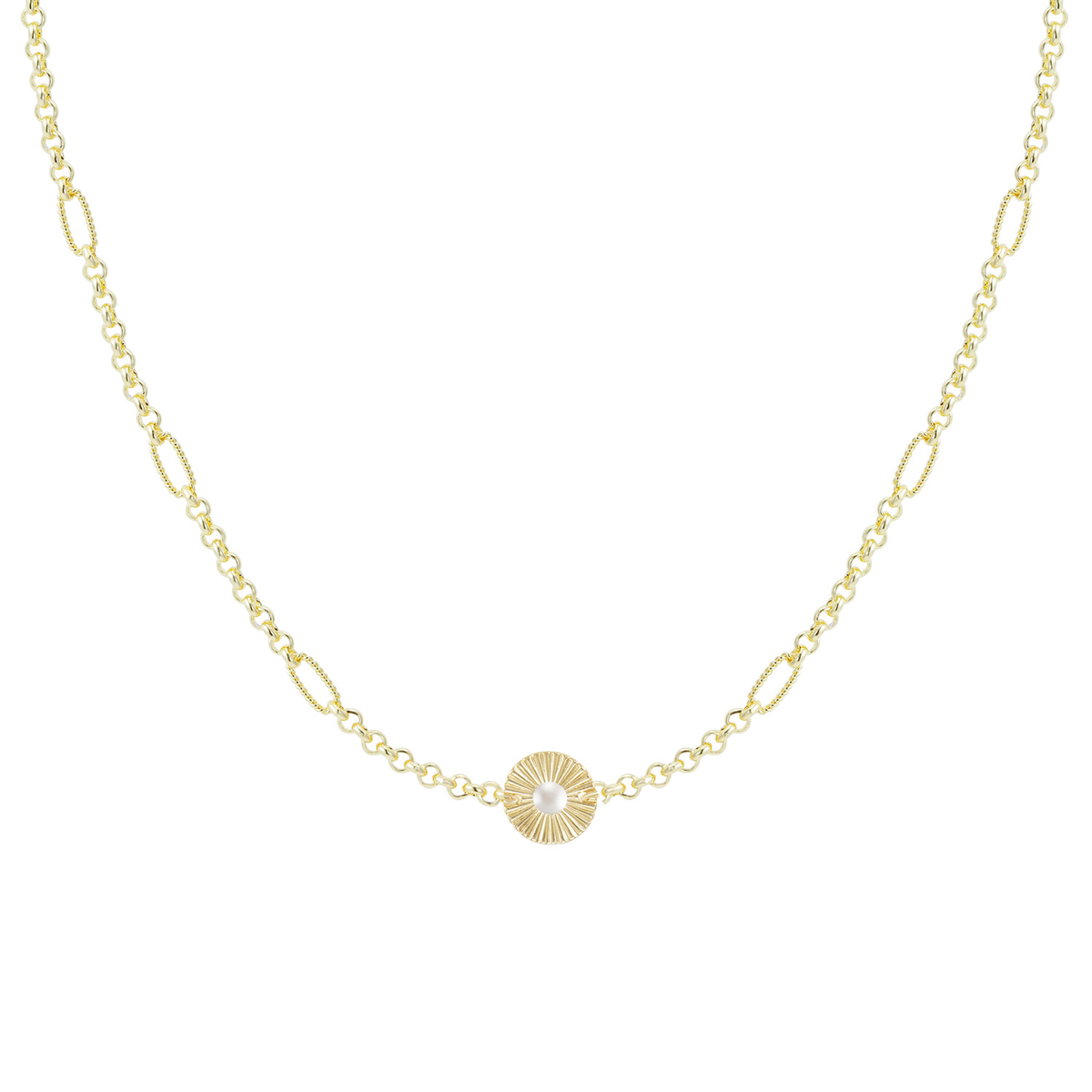 natalie wood design gold solaris gem necklace 