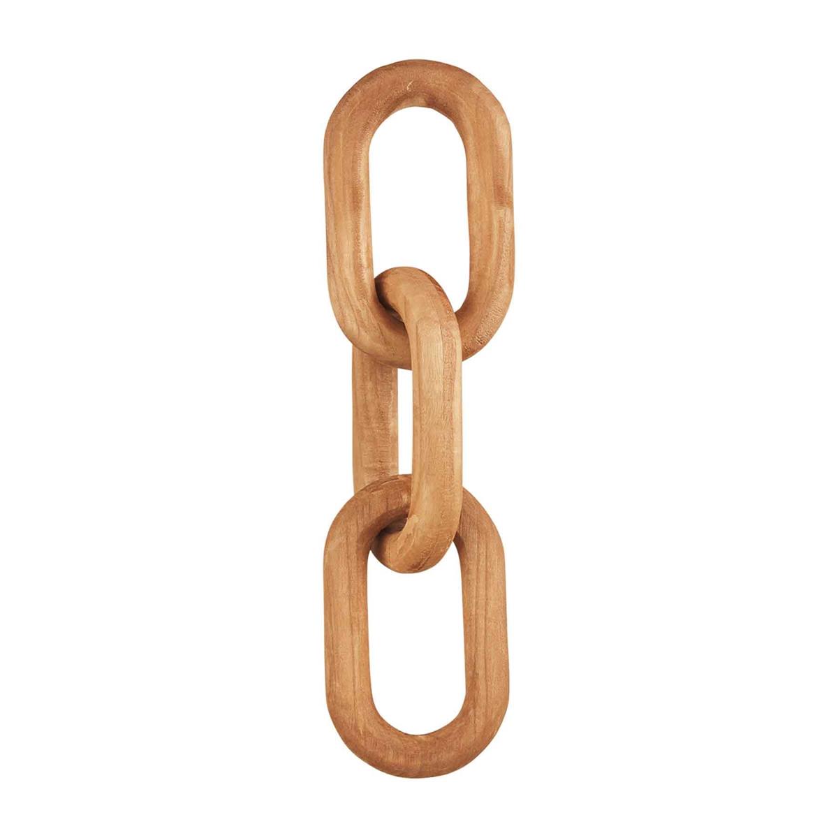 mud pie link decor natural wood 