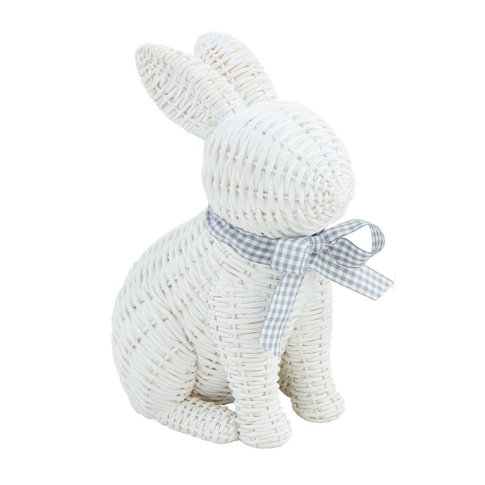 LG Wicker Resin Bunny