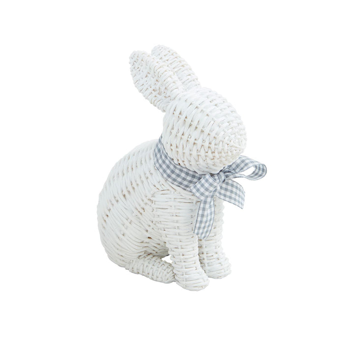 SM Wicker Resin Bunny