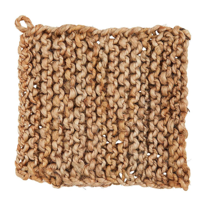 jute material pot holder mud pie