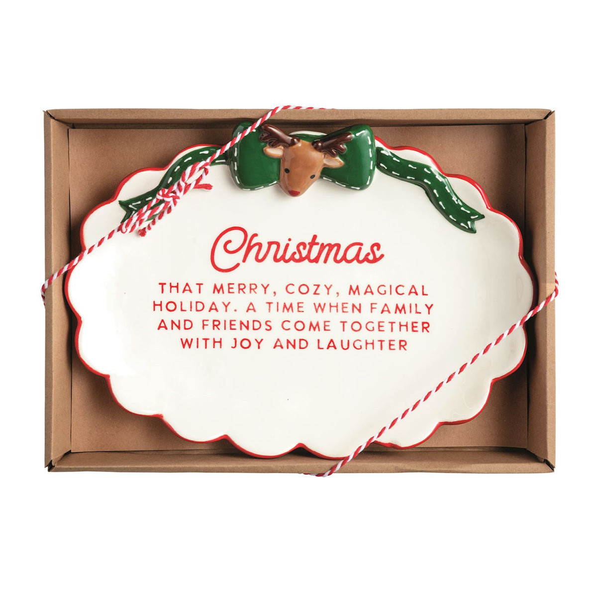 reinndeer sediment christmas tray mud pie 