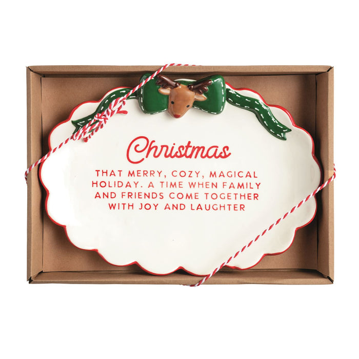 reinndeer sediment christmas tray mud pie 