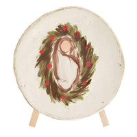 MUD PIE BABY JESUS PLATE 