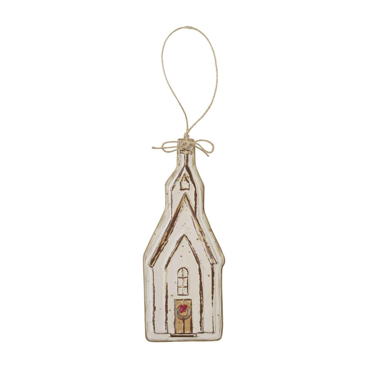 MUD PIE CHURCH ORNAMENT 