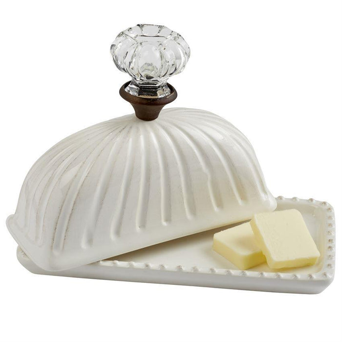 mud pie door knob butter dish