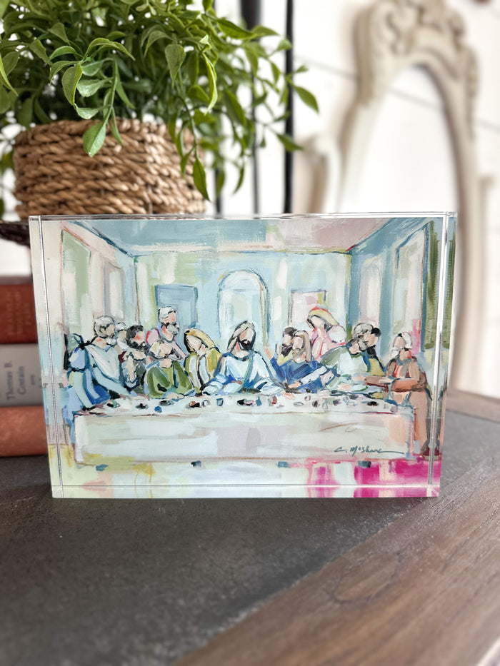 last supper acrylic sitter 