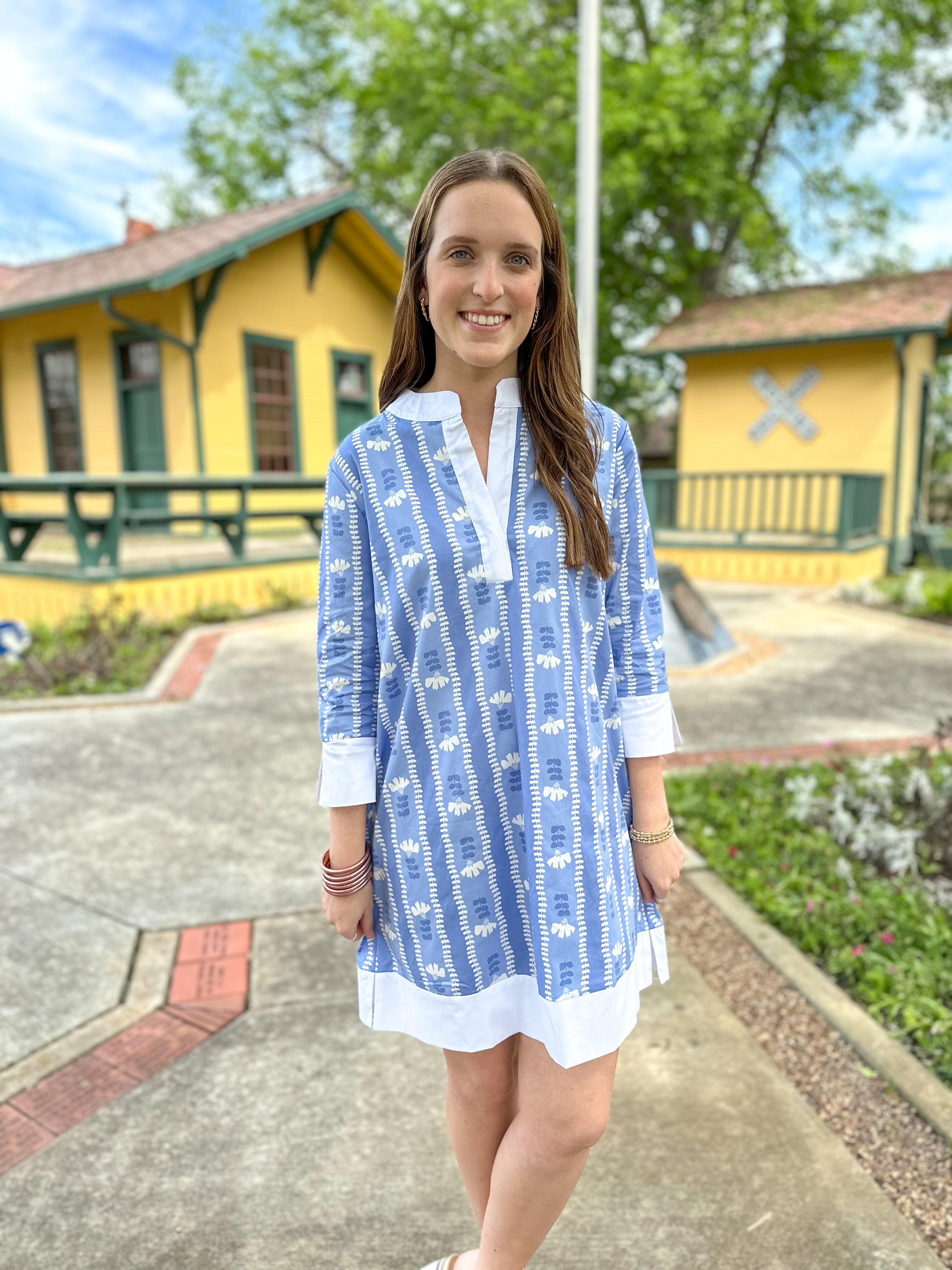 Camille Stem Stripes Dress Lillie Kay's Boutique