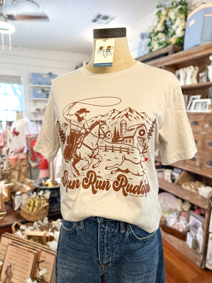 run run Rudolph tee texas true threads 