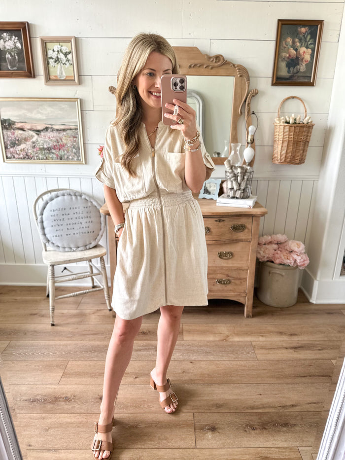 Sadie Dress - Linen