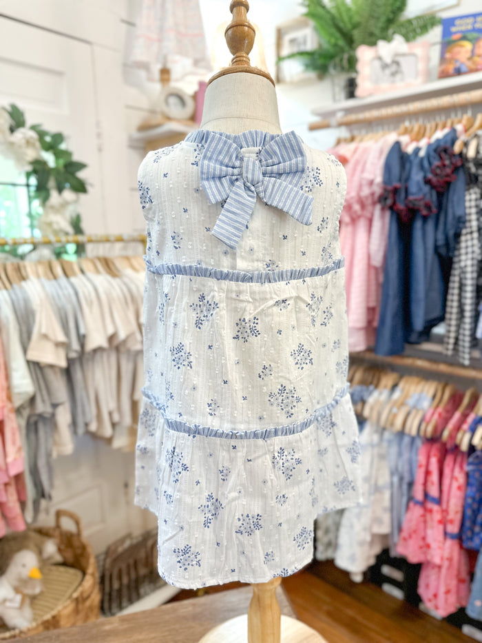 Blue Floral Dress [Kids]