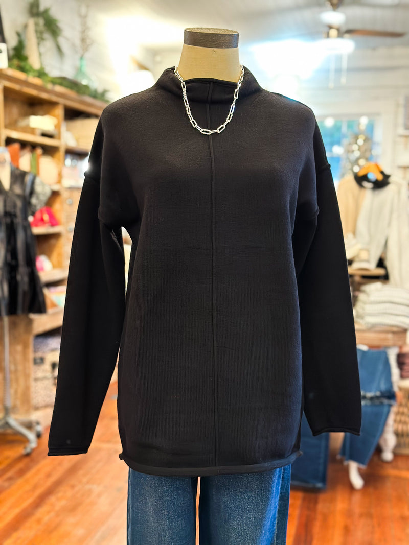 black sweater top be cool 