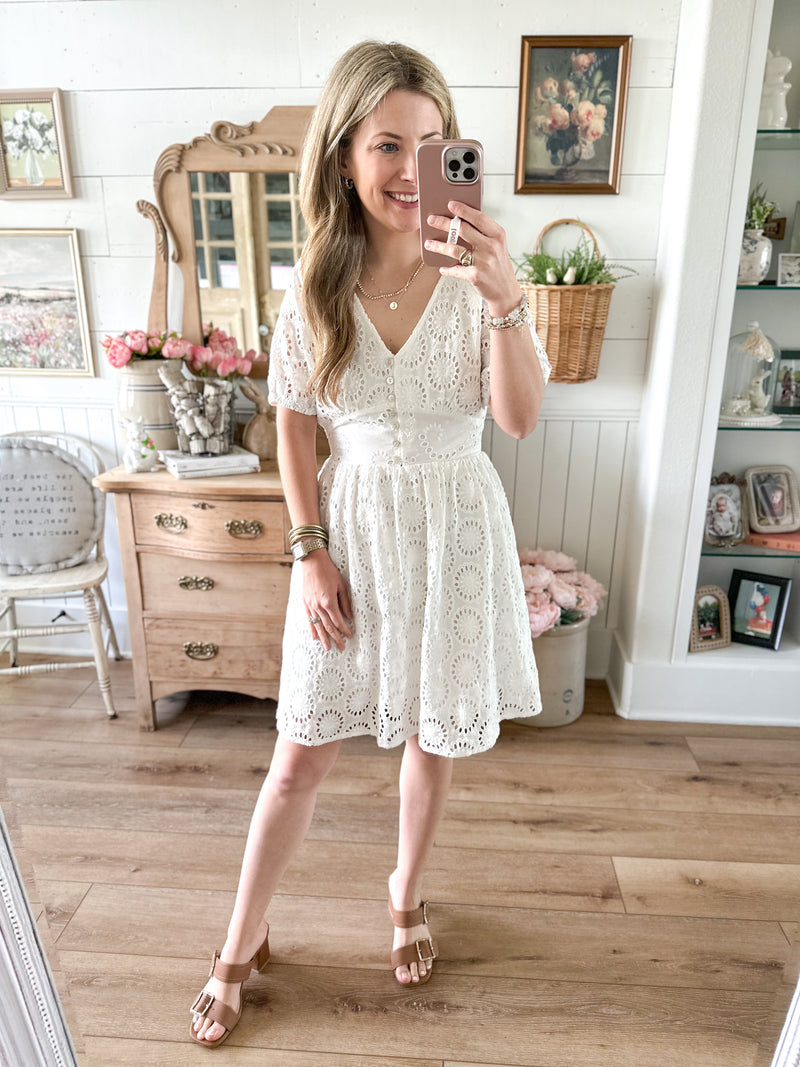 Fiora Dress - White