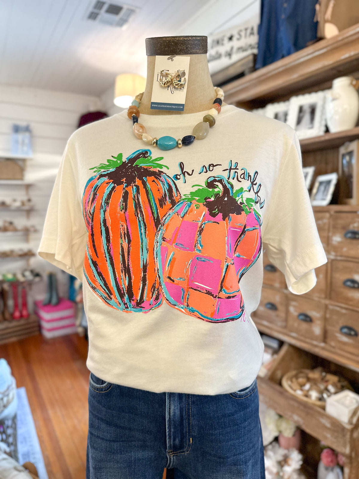 Callie Ann Oh So Thankful Pumpkin Tee
