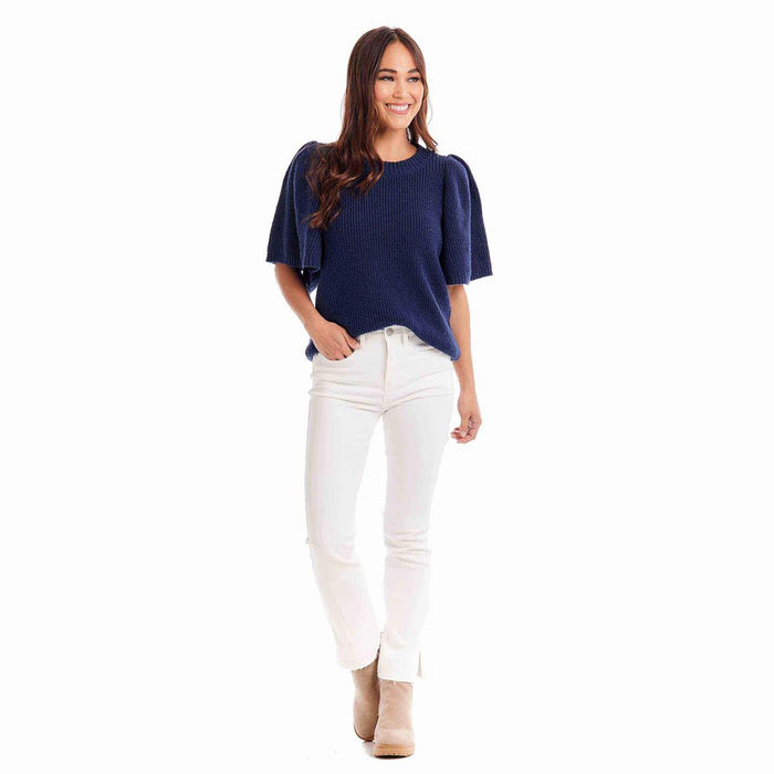 navy asteria sweater top mud pie 