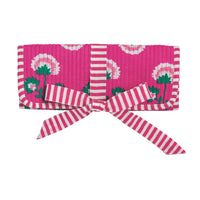Block Print Jewelry Roll - Pink