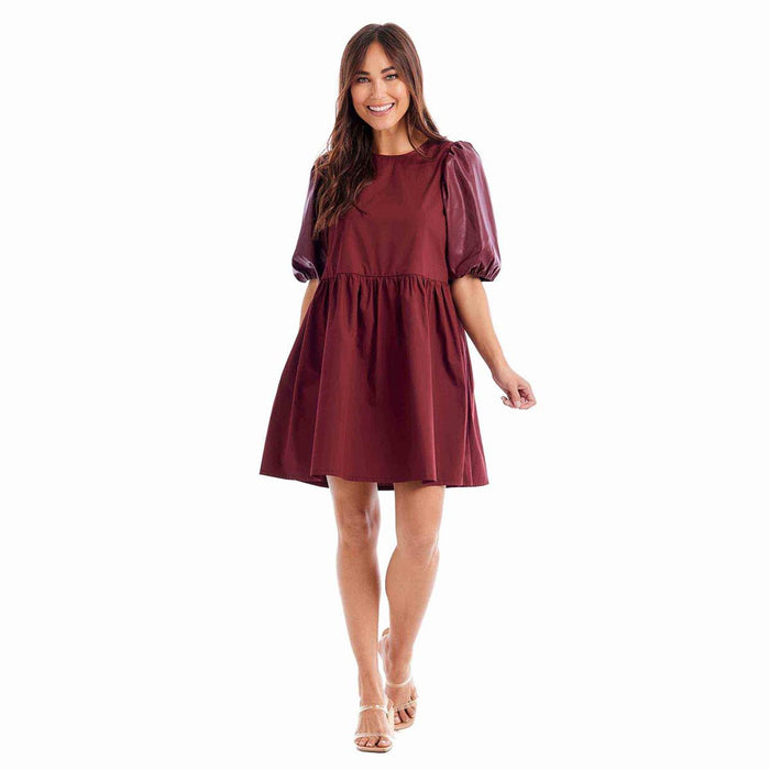 ren dress maroon mud pie 