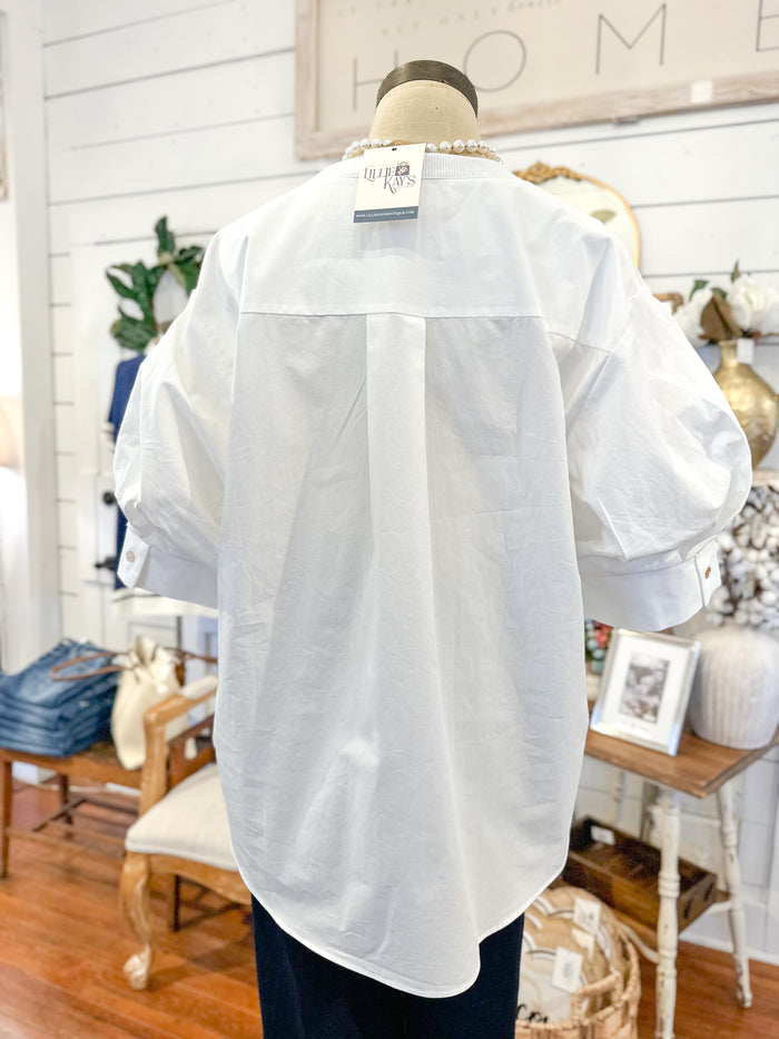 back of white 2 contrast style top 