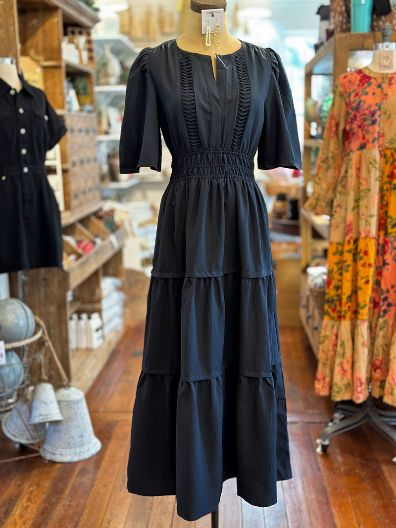 midnight blue maxi dress