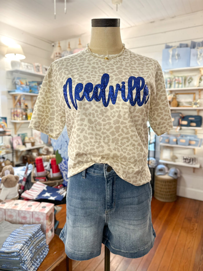 Needville Tee - White Print
