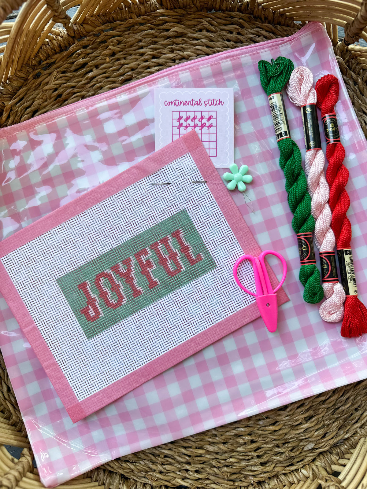joyful needlepoint kit 
