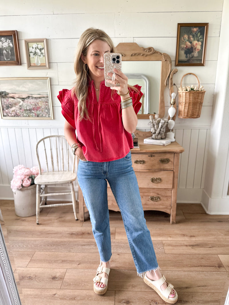 Marley Top - Red