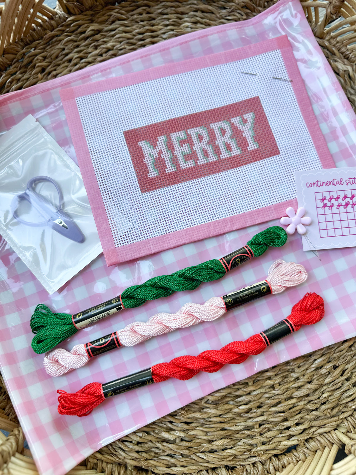 merry needlepoint kit 