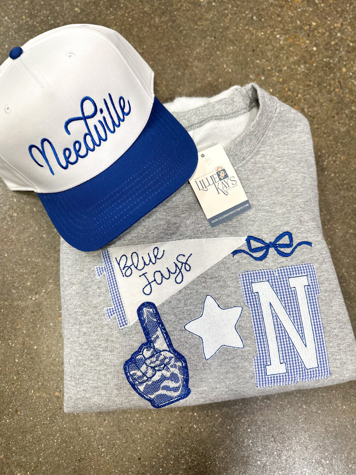 Needville spirit mash up sweatshirt 